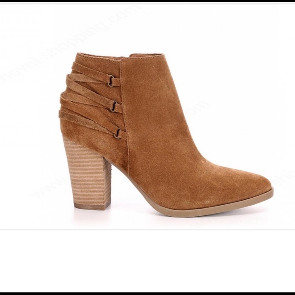 FRANCO FORTINI•Carly suede tan ankle boots